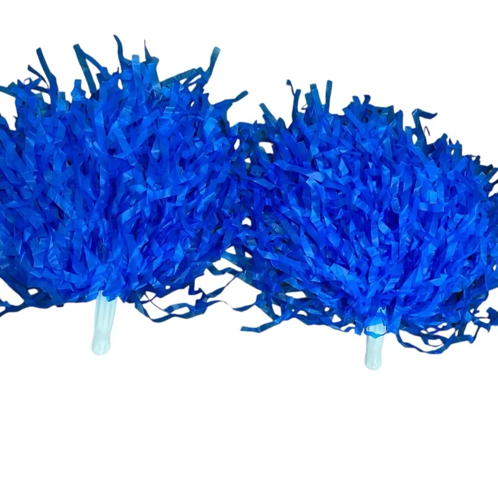Set of Blue Mini Pom Poms